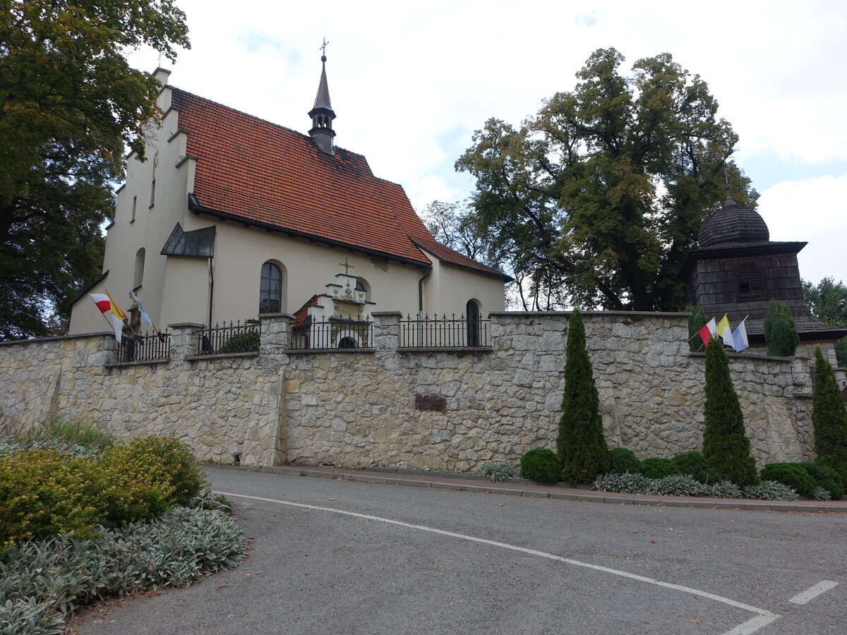 Giebultow, Pfarrkirche St. Idziego, erbaut von 1601 bis 1604 (13.09.2021)