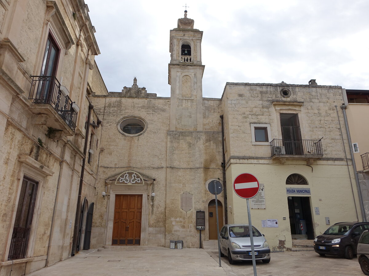 Gioia del Colle, Pfarrkirche San Domenico, erbaut bis 1460 (29.09.2022)