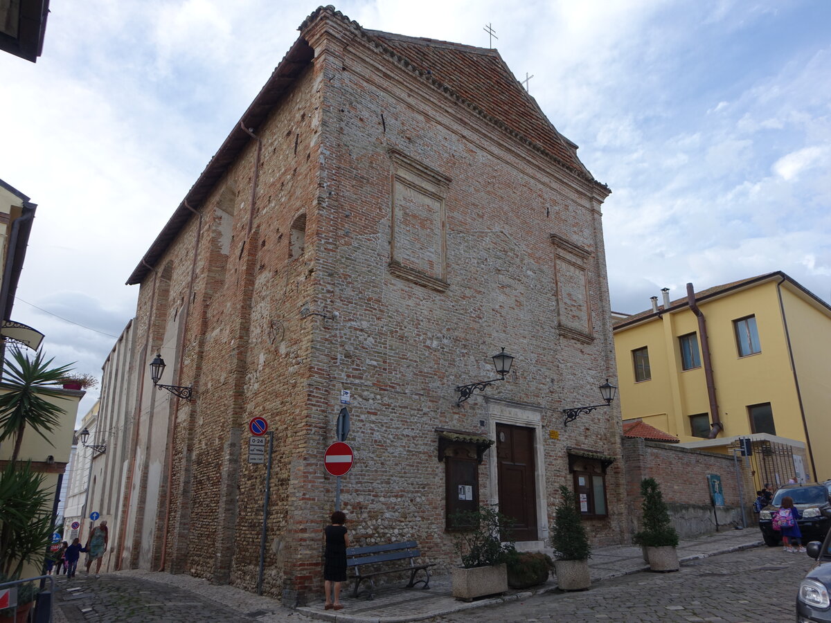 Giulianova, Pfarrkirche St. Antonio, erbaut im 16. Jahrhundert (16.09.2022)