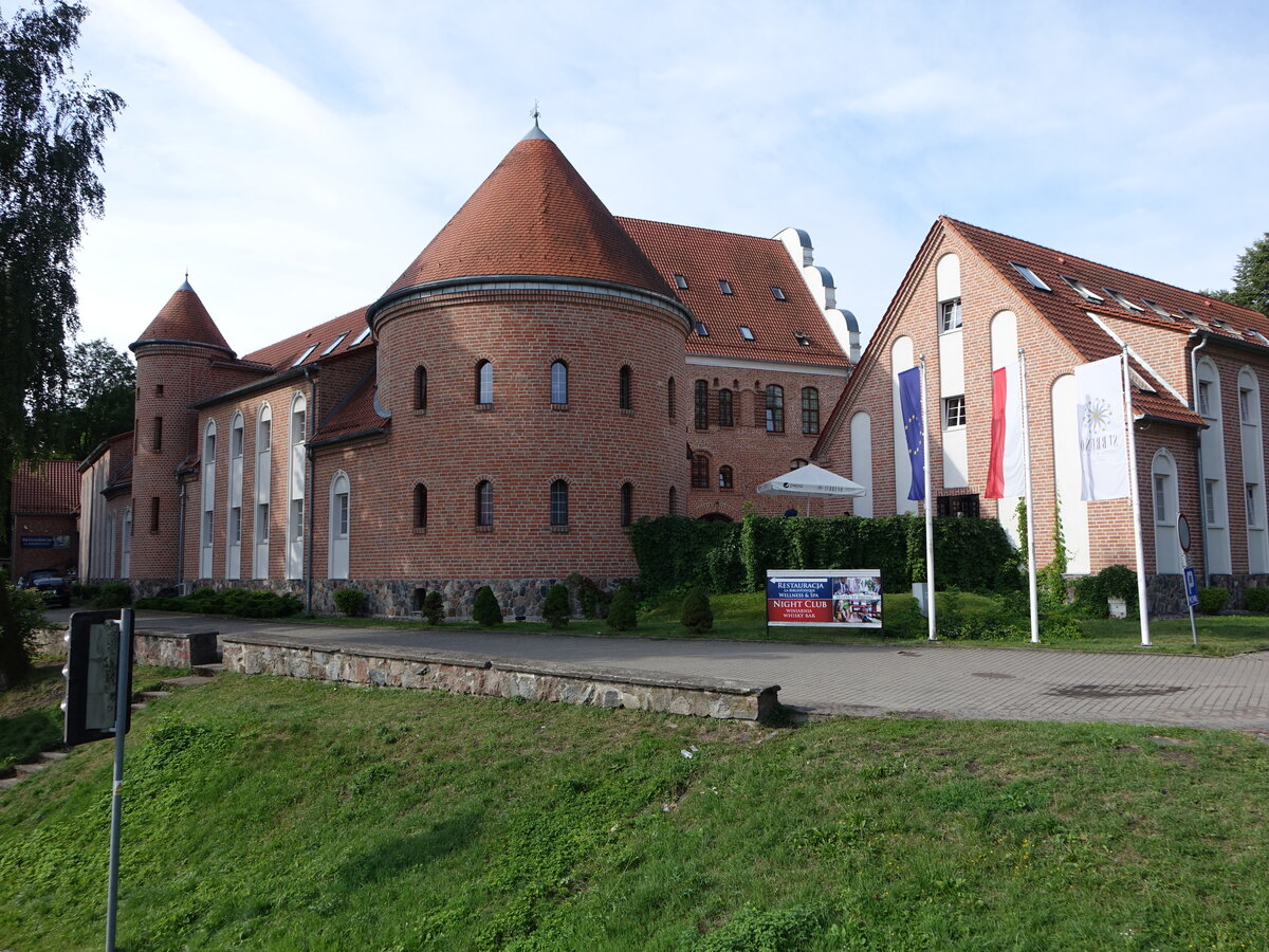 Gizycko / Ltzen, Lescenburg des deutschen Orden, erbaut im 14. Jahrhundert (04.08.2021)