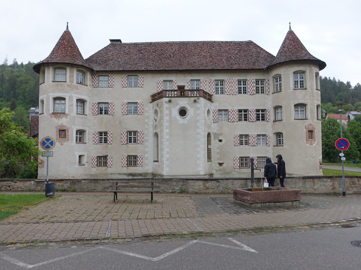 Glatt (Sulz am Neckar), Wasserschloss, eines der ltesten Renaissance-Schlsser Sddeutschlands (10.05.2018)