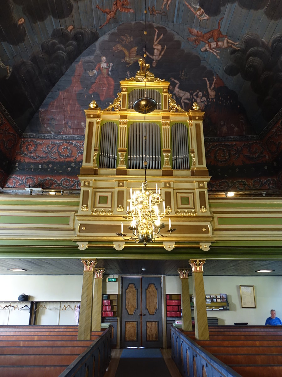 Glava, Orgel in der ev. Kirche, erbaut 1936 von EA Setterquist und Son (30.05.2018)