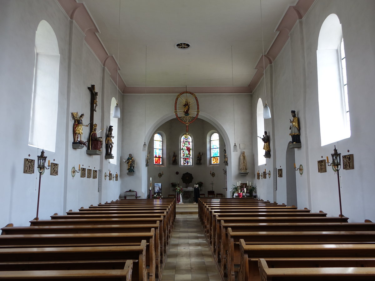 Gleienberg, Innenraum der kath. Pfarrkirche St. Bartholomus (03.06.2017)