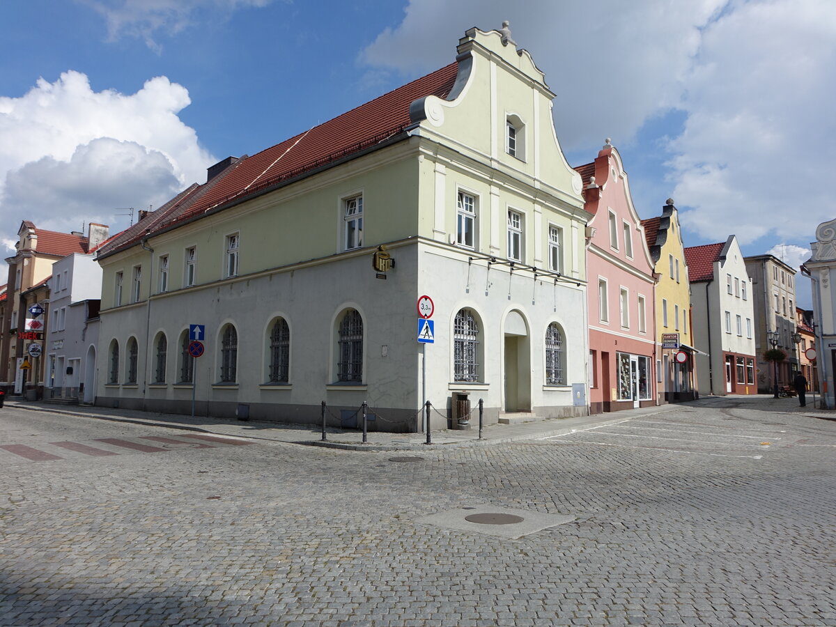 Glogowek / Oberglogau, Giebelhuser in der Zamkowa Strae (12.09.2021)