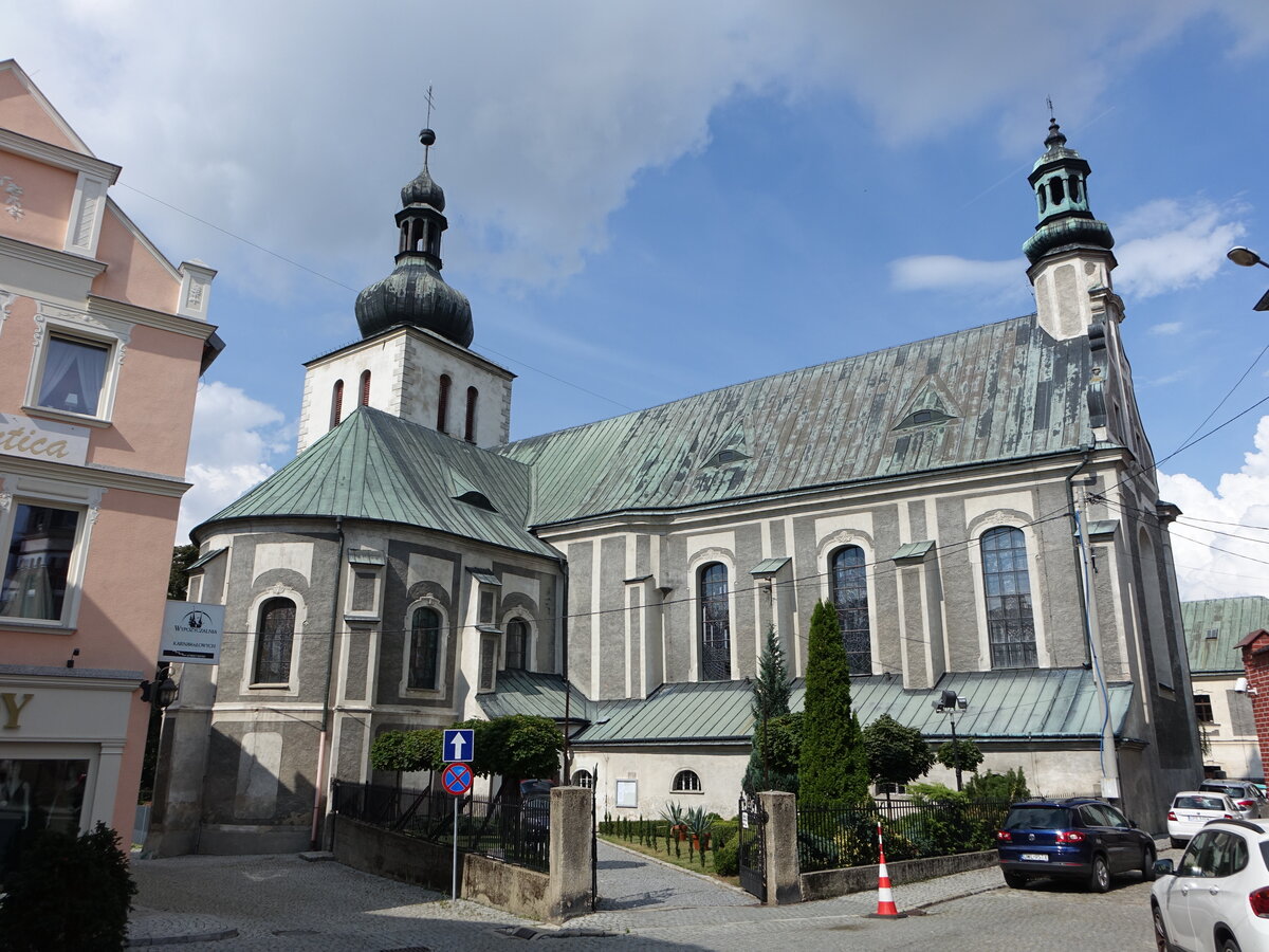 Glogowek / Oberglogau, Hospitalkirche St. Nikolaus, erbaut bis 1773 (12.09.2021)