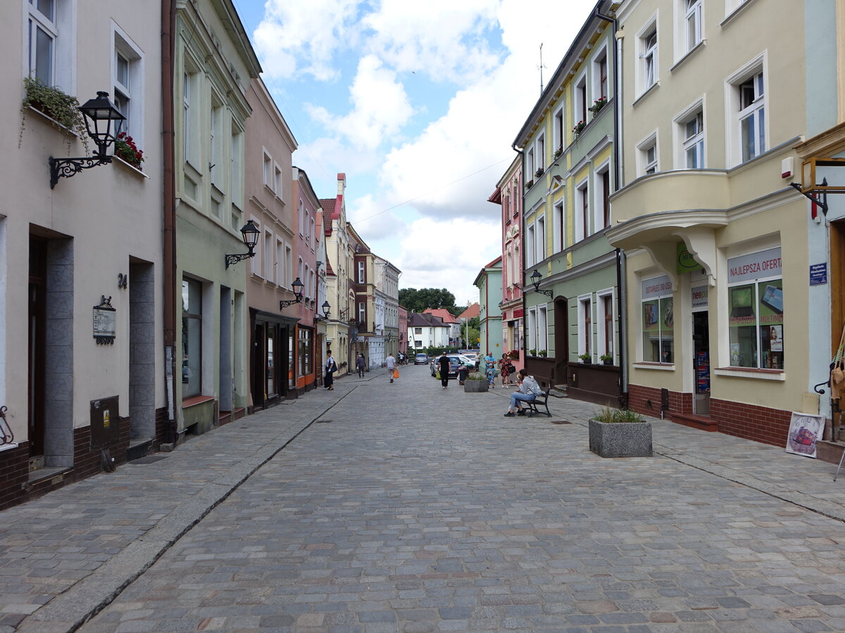 Gniew / Mewe, Huser in der Koscielna Strae (03.08.2021)