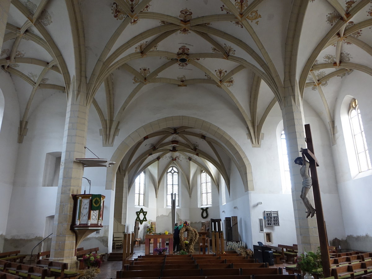 Gda, sptgotischer Innenraum der St. Peter und Paul Kirche (02.10.2020)