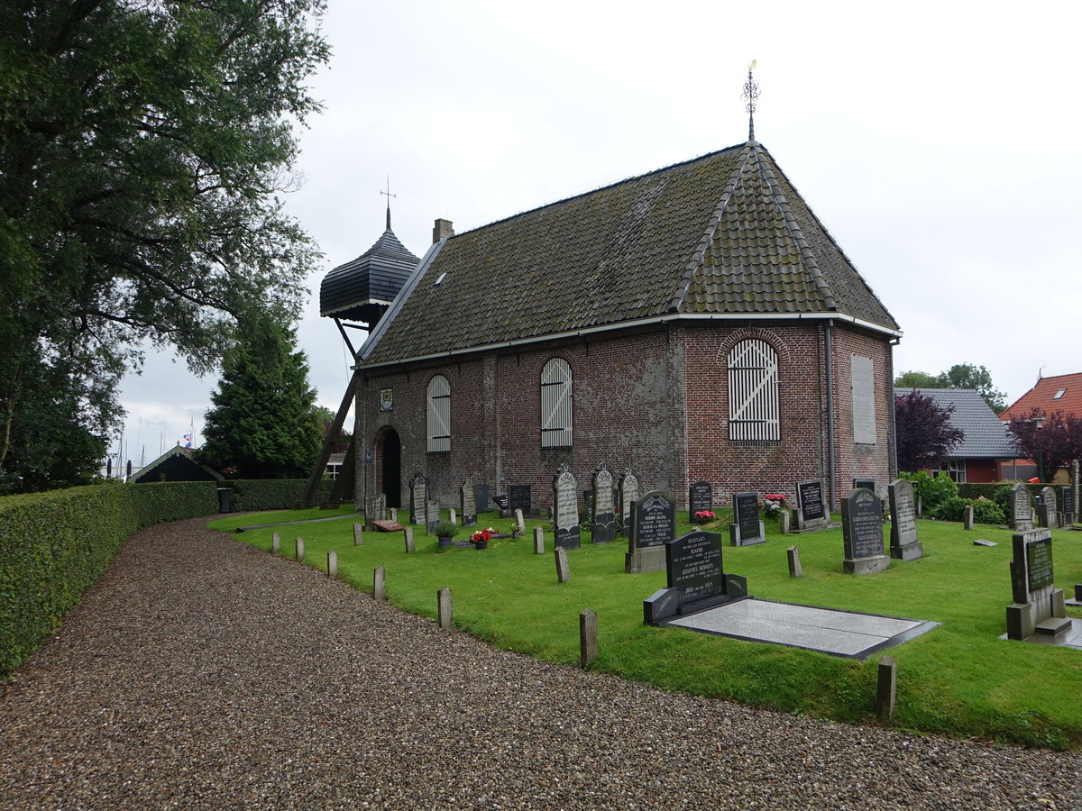 Goingarijp, niederl. Ref. Kirche, erbaut bis 1770 durch Frans van Eisinga (25.07.2017)