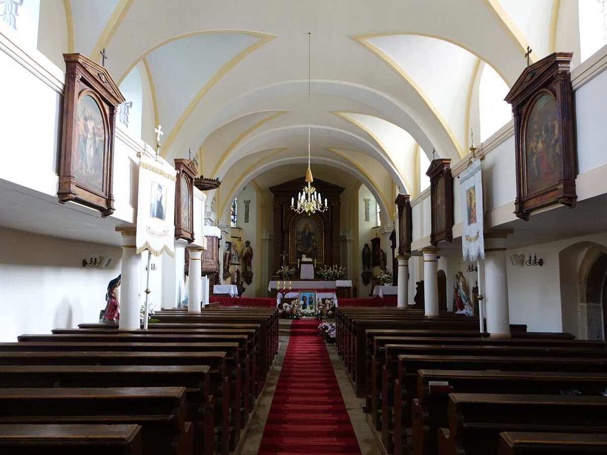 Golejow / Klein Rhrsdorf, Innenraum der Pfarrkirche St. Feliksa (11.09.2021)