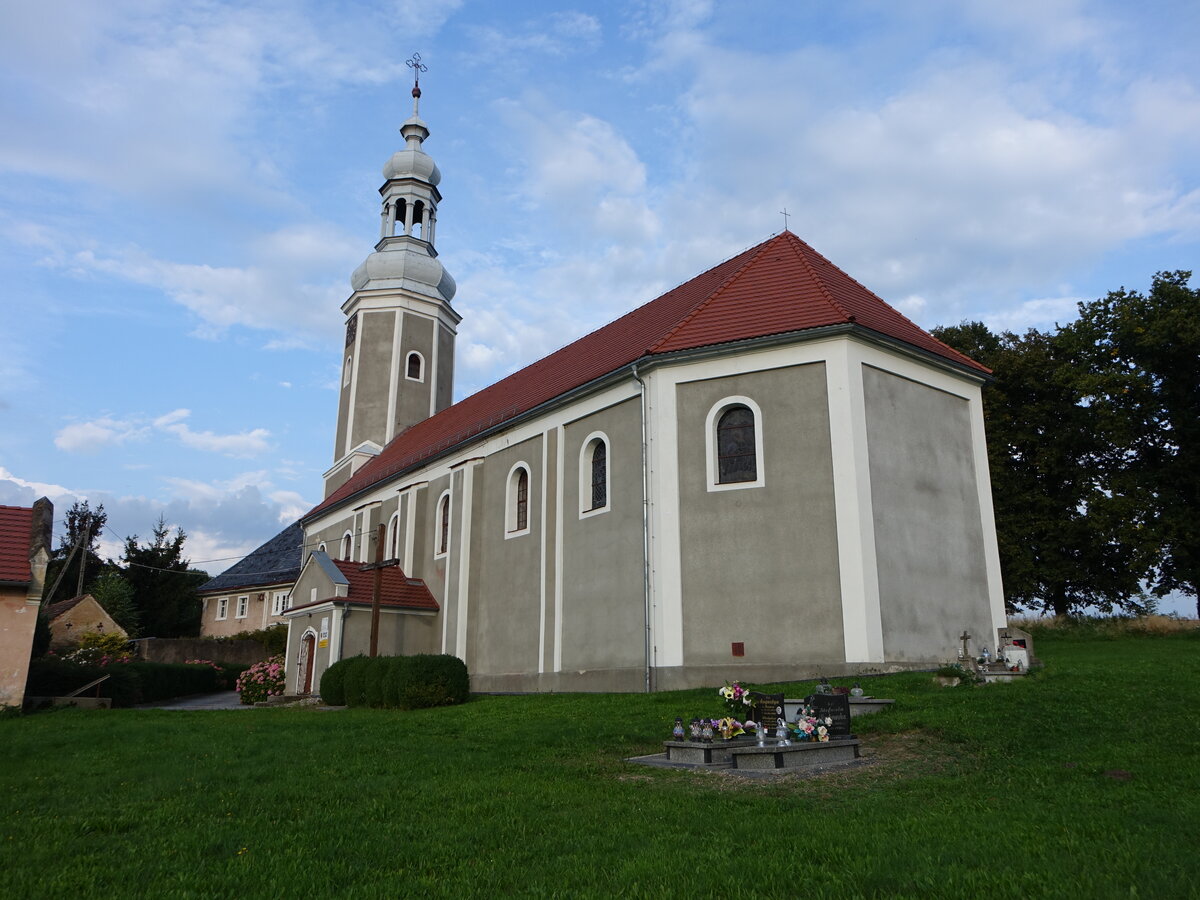 Golejow / Klein Rhrsdorf, Pfarrkirche St. Feliksa, erbaut 1784 (11.09.2021)
