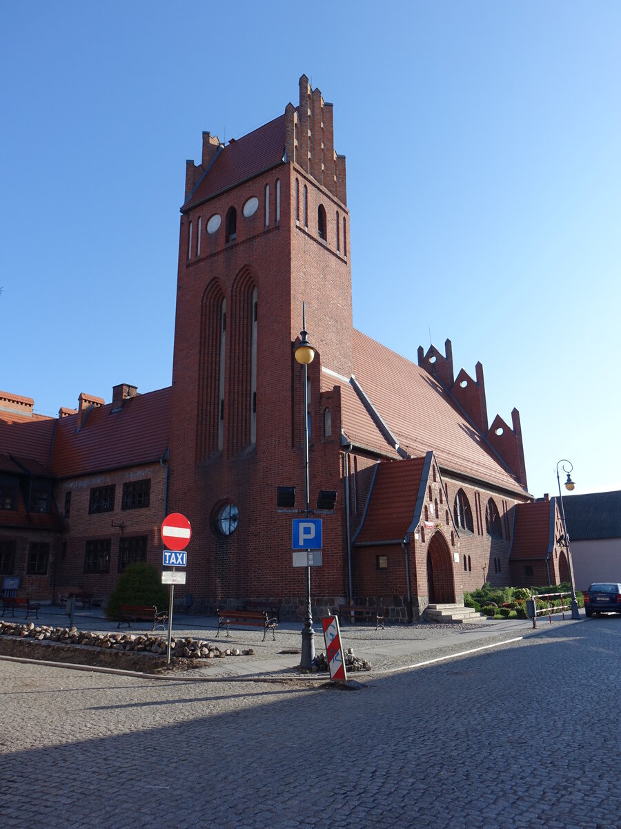 Golub-Dobrzyn / Gollub, evangelische Kirche, erbaut 1909 (07.08.2021)