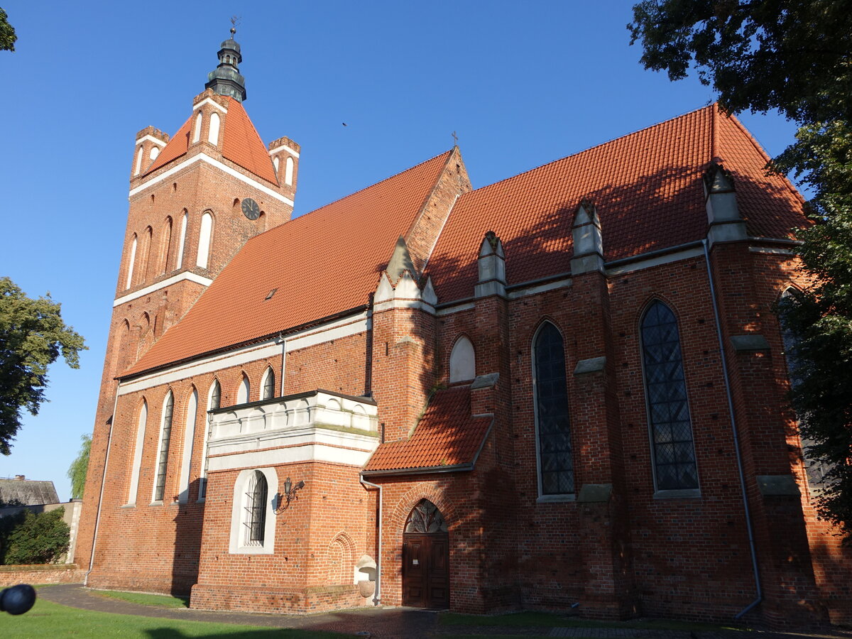 Golub-Dobrzyn / Gollub,, St. Katharina von Alexandria Kirche, erbaut von 1320 bis 1350 (07.08.2021)