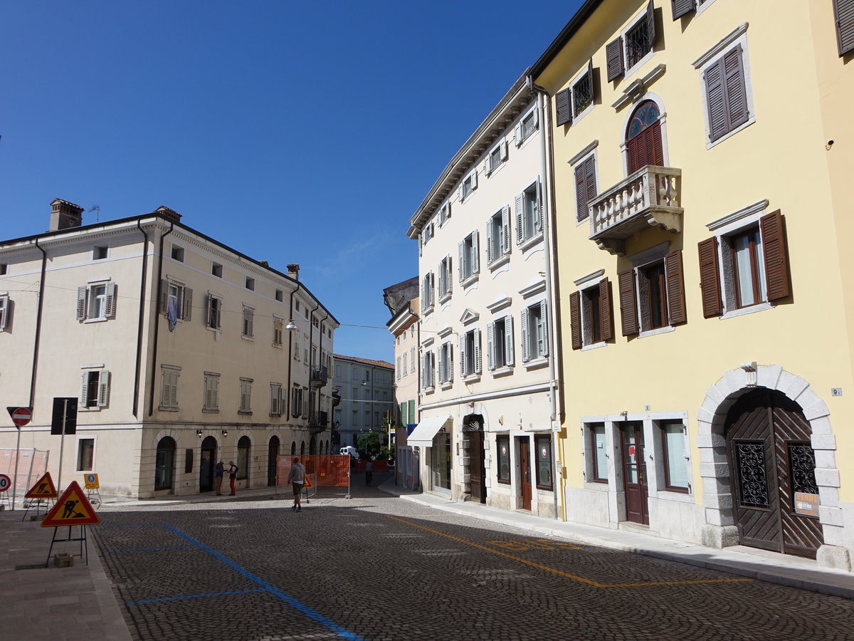 Gorizia/ Grz, historische Palazzos in der Via Guglielmo Marconi (19.09.2019)