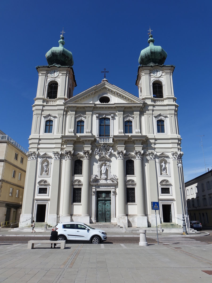Gorizia/Grz, Jesuitenkirche St. Ignazio, erbaut von 1654 bis 1747 (19.09.2019)