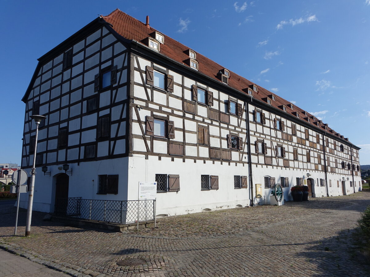 Gorzw Wielkopolski / Landsberg an der Warthe, Museumsspeicher an der Fabryczna Strae (31.07.2021)