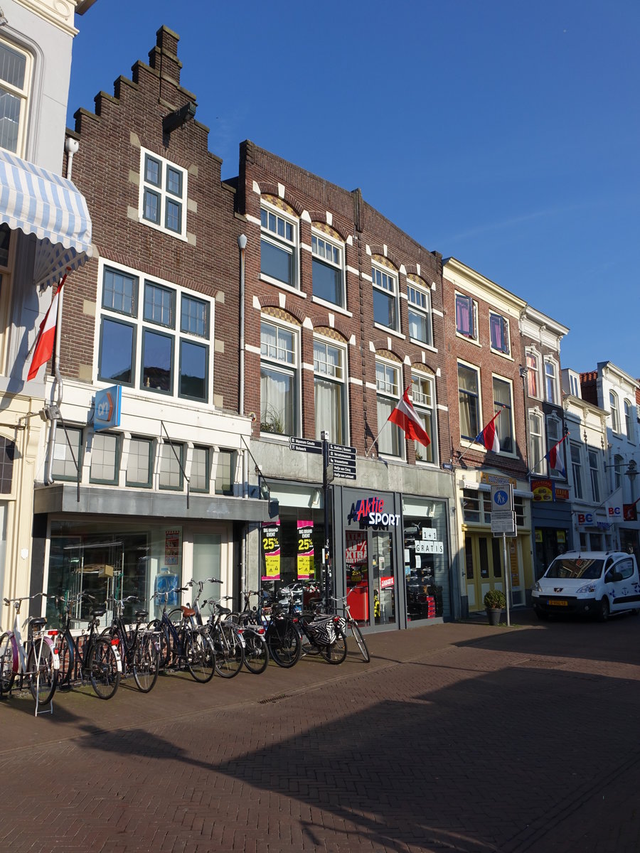 Gouda, Häuser in der Wijdstraat (12.05.2016)