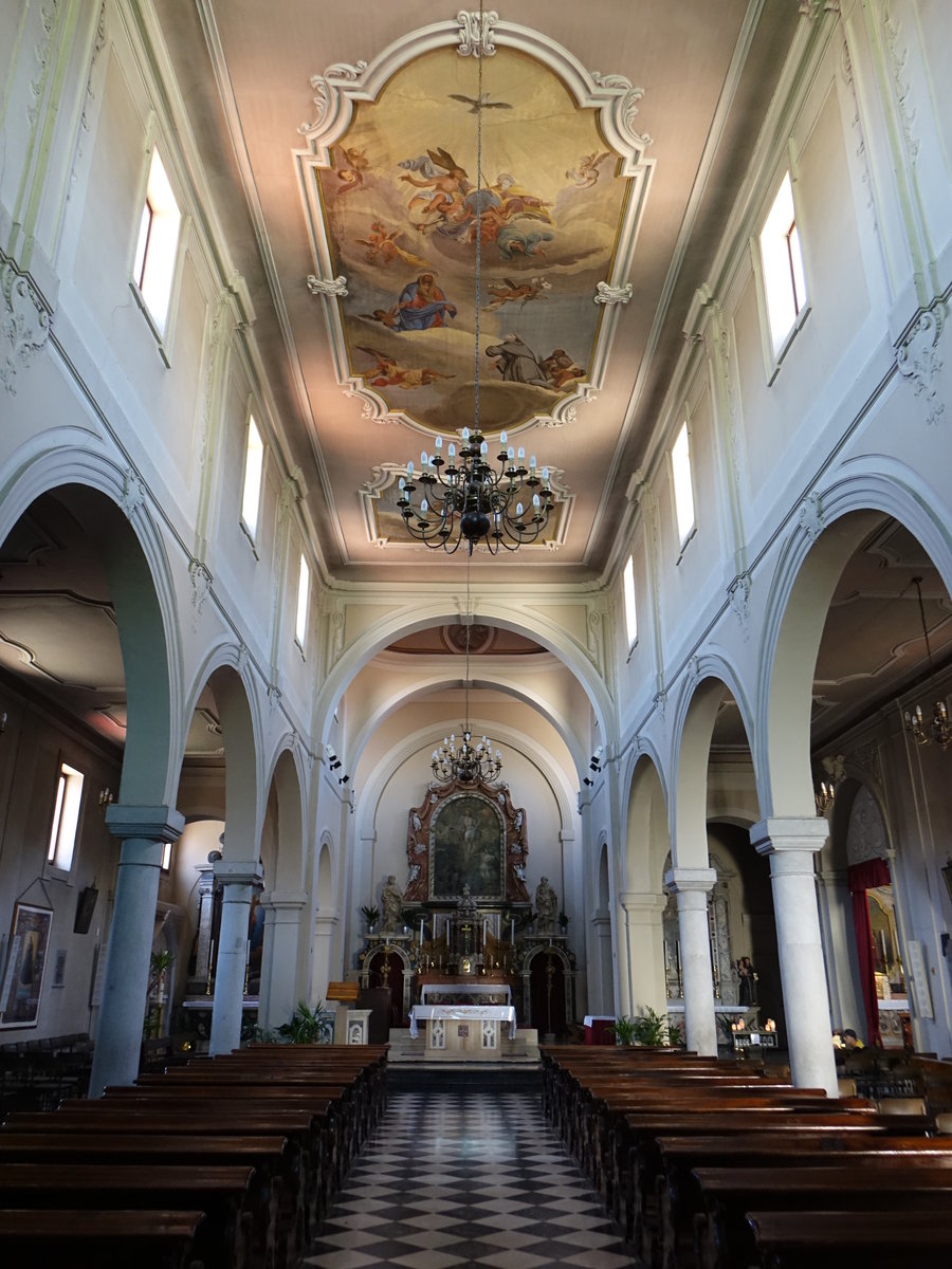 Gradisca, Innenraum der Kathedrale St. Peter und Paul (19.09.2019)