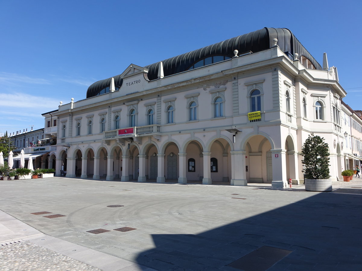 Gradisca, Teatro Comunale an der Piazzale dell Unita Italia (19.09.2019)