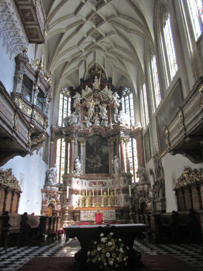Graz, Chor der Domkirche St. gydius, Hochaltar von G. Kraxner (18.08.2013)