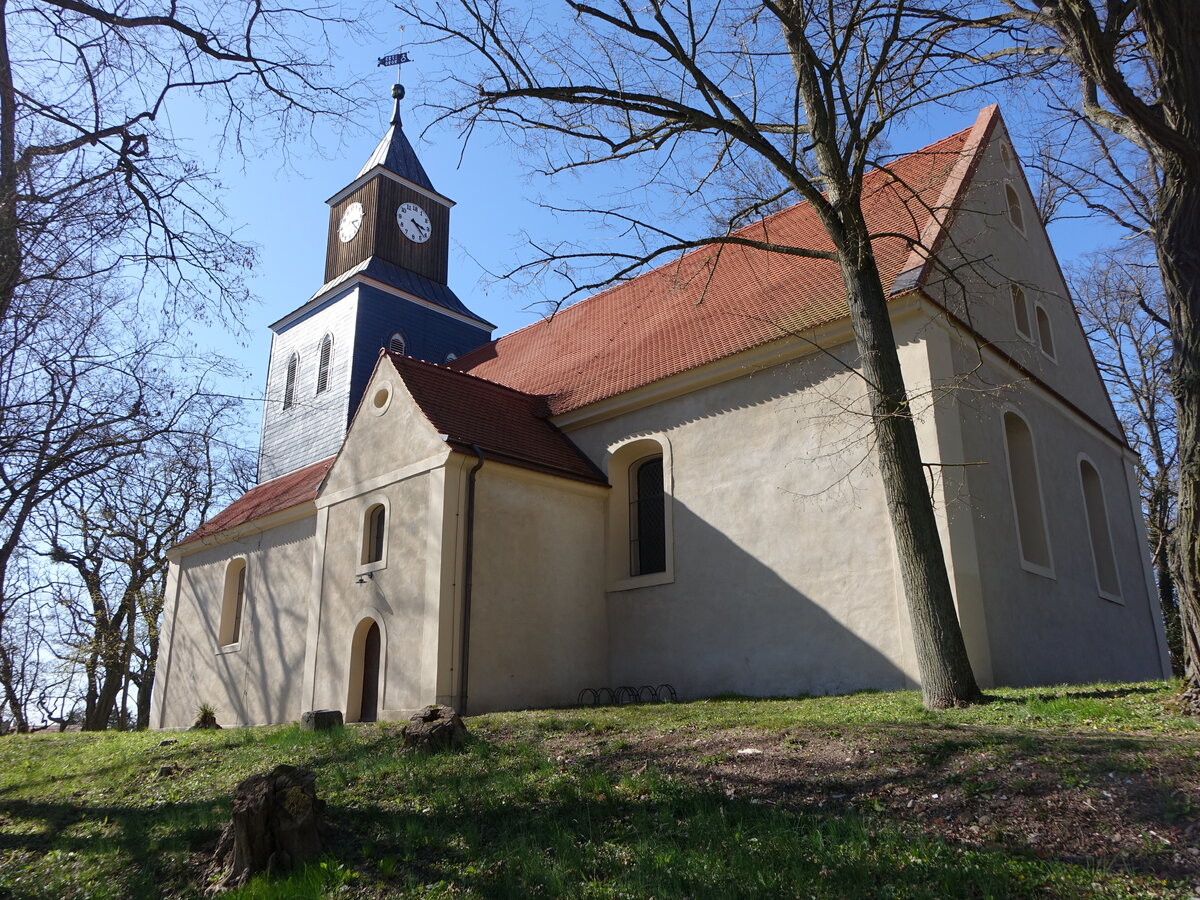 Greiffenberg, evangelische Stadtkirche, erbaut von 1723 bis 1724 (09.04.2026)
