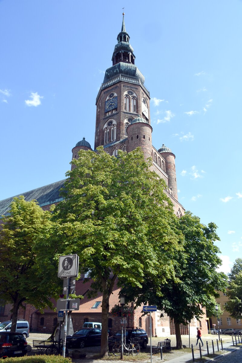 GREIFSWALD (Landkreis Vorpommern-Greifswald), 04.07.2025, Turm des St.-Nikolai-Doms