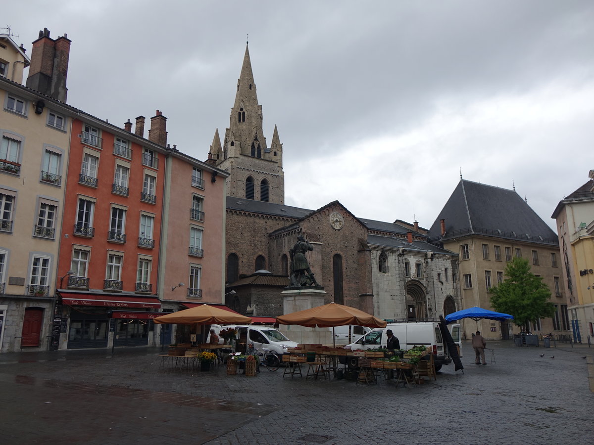 Grenoble, Kirche St. Andre, erbaut im 13. Jahrhundert (18.09.2016)