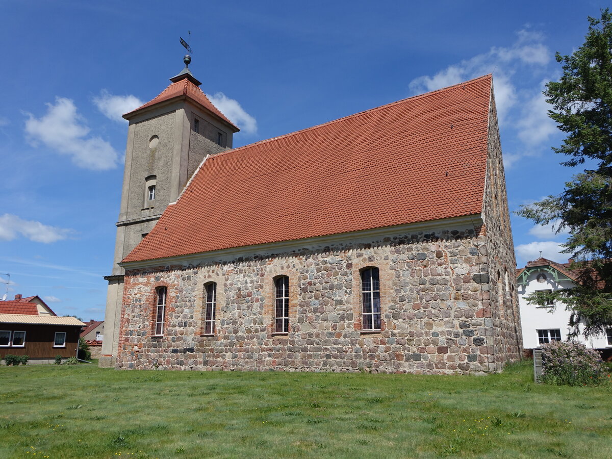 Grieben, evangelische Kirche, erbaut 1772 (28.05.2026)