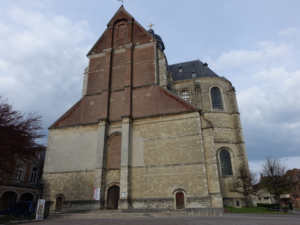 Grimbergen, Abteikirche St. Servatius, Kloster gegrndet 1128, Abteikirche erbaut 1660 (27.04.2015)