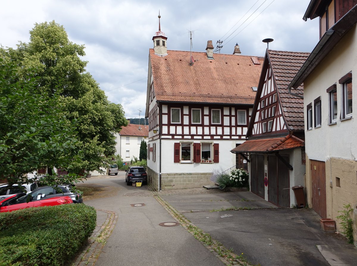 Gronau, Fachwerkrathaus von 1779 mit Dachreiter (24.06.2018)