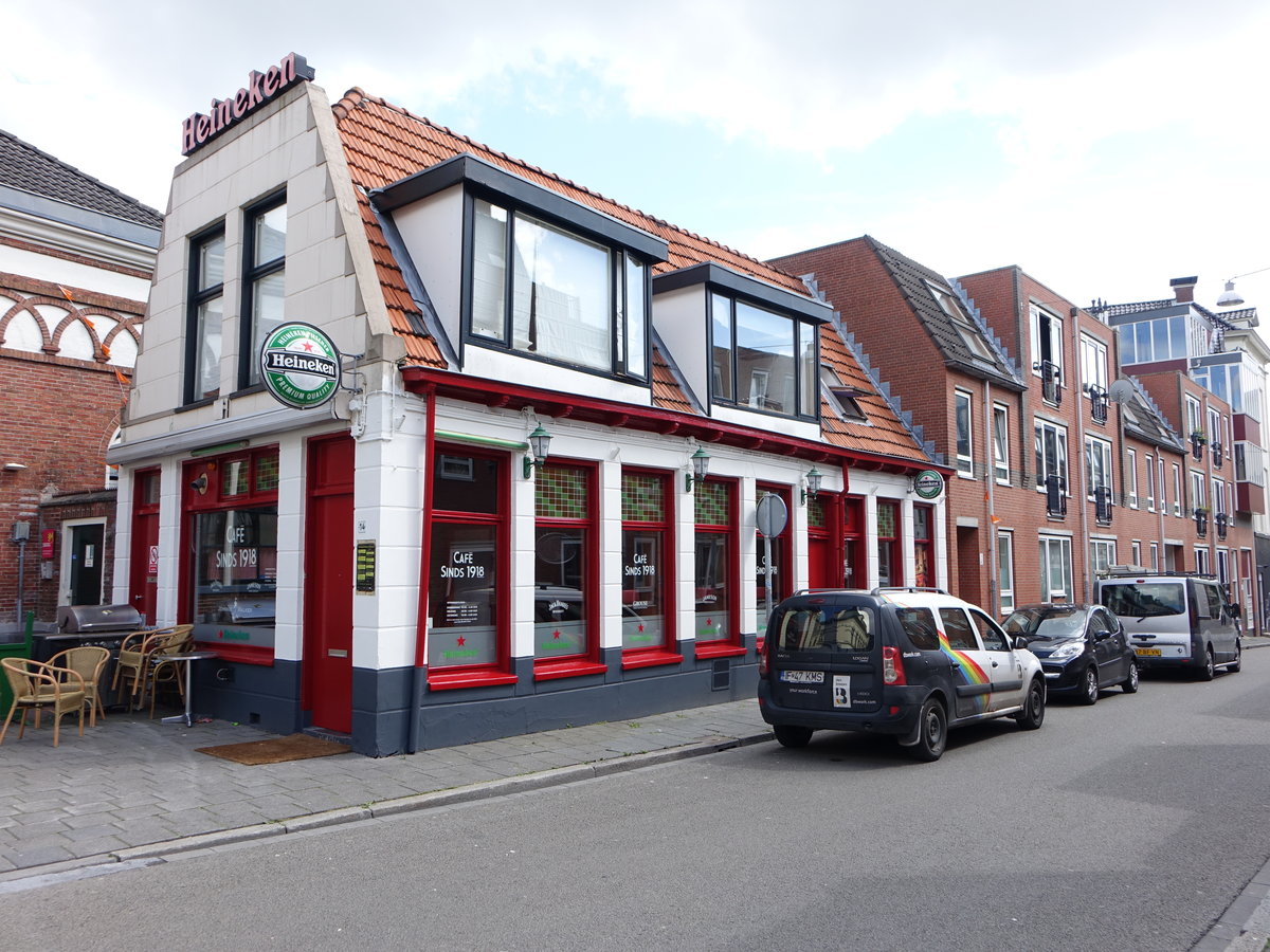 Groningen, Cafe Pierement in der kleine Raamstraat (29.07.2017)