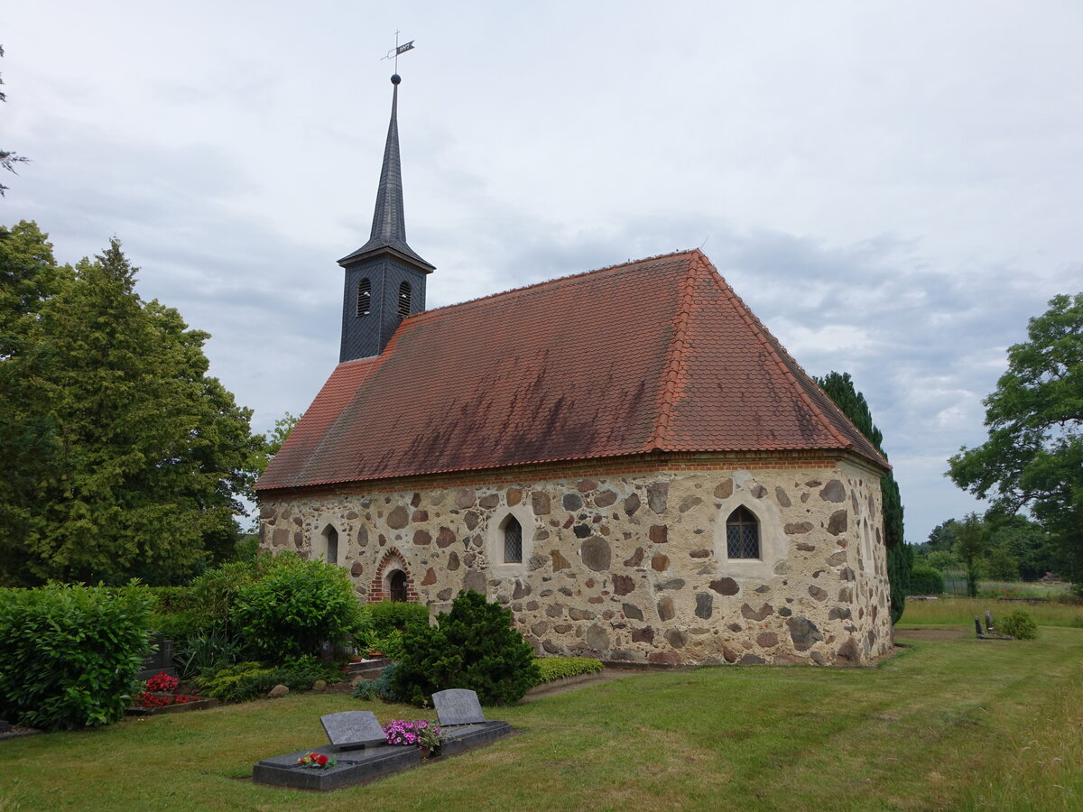 Gro� Gerstedt, evangelische Kirche, erbaut im 15. Jahrhundert (20.06.2026)