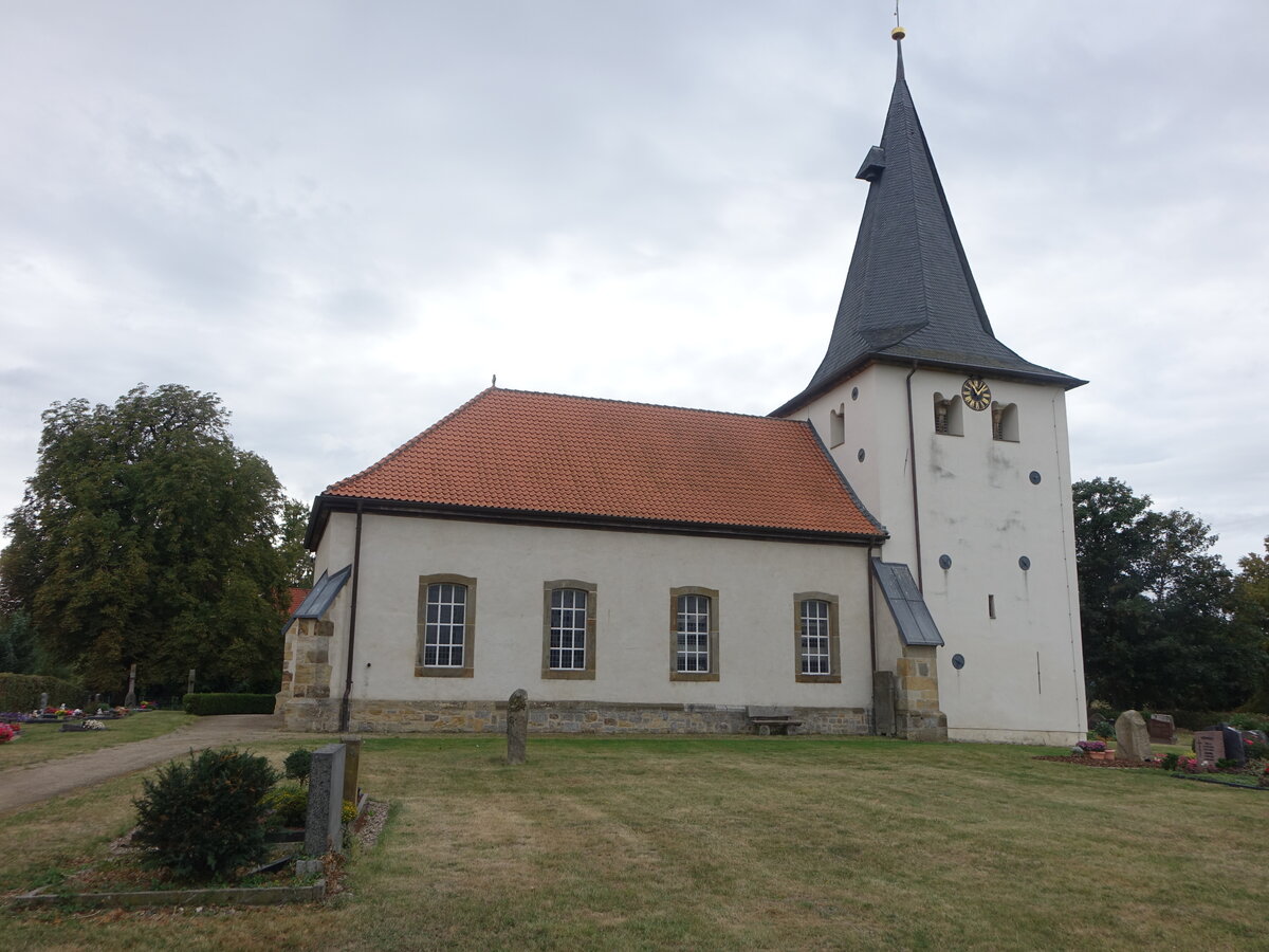 Gro� Himstedt, evangelische Kirche, gotische Saalkirche, ver�ndert 1794 (13.09.2025)