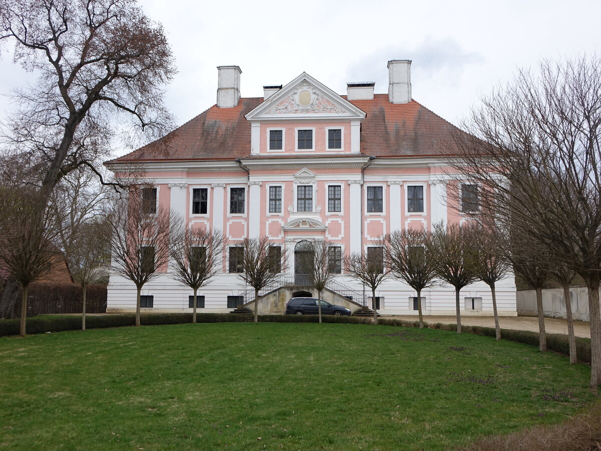 Gro� Rietz, Barockschloss, erbaut im 17. Jahrhundert (05.04.2026)