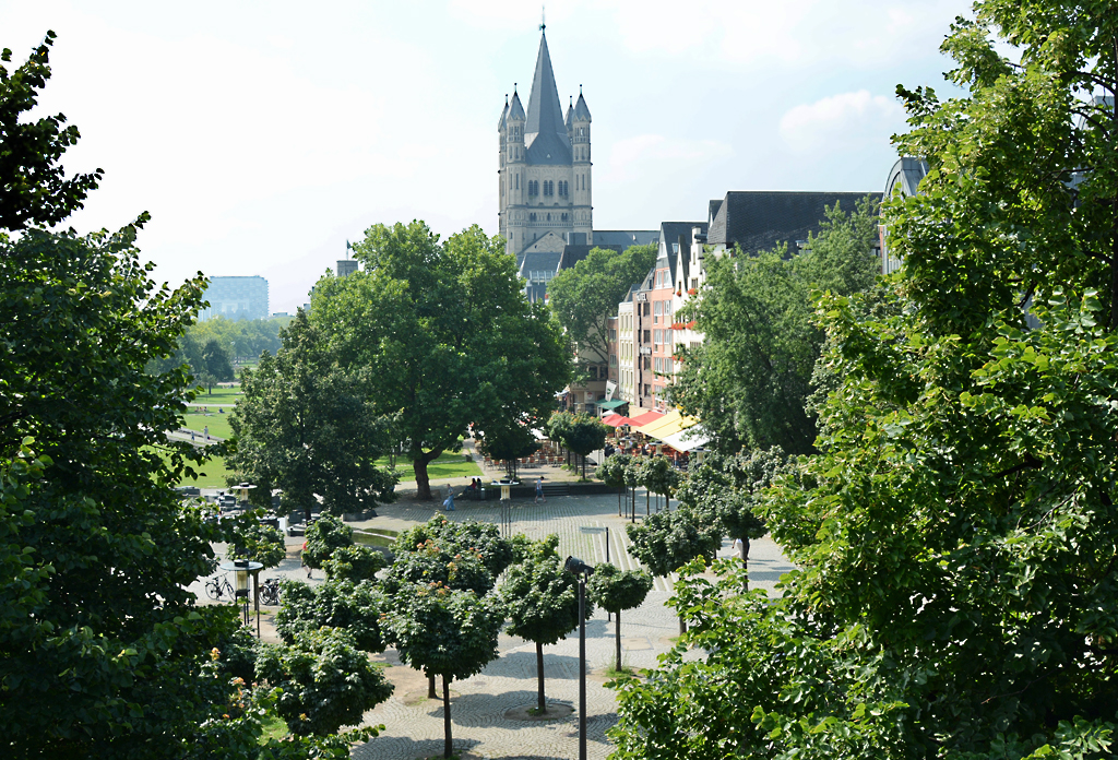 Gro St. Martin-Kirche in Kln - 31.07.2014