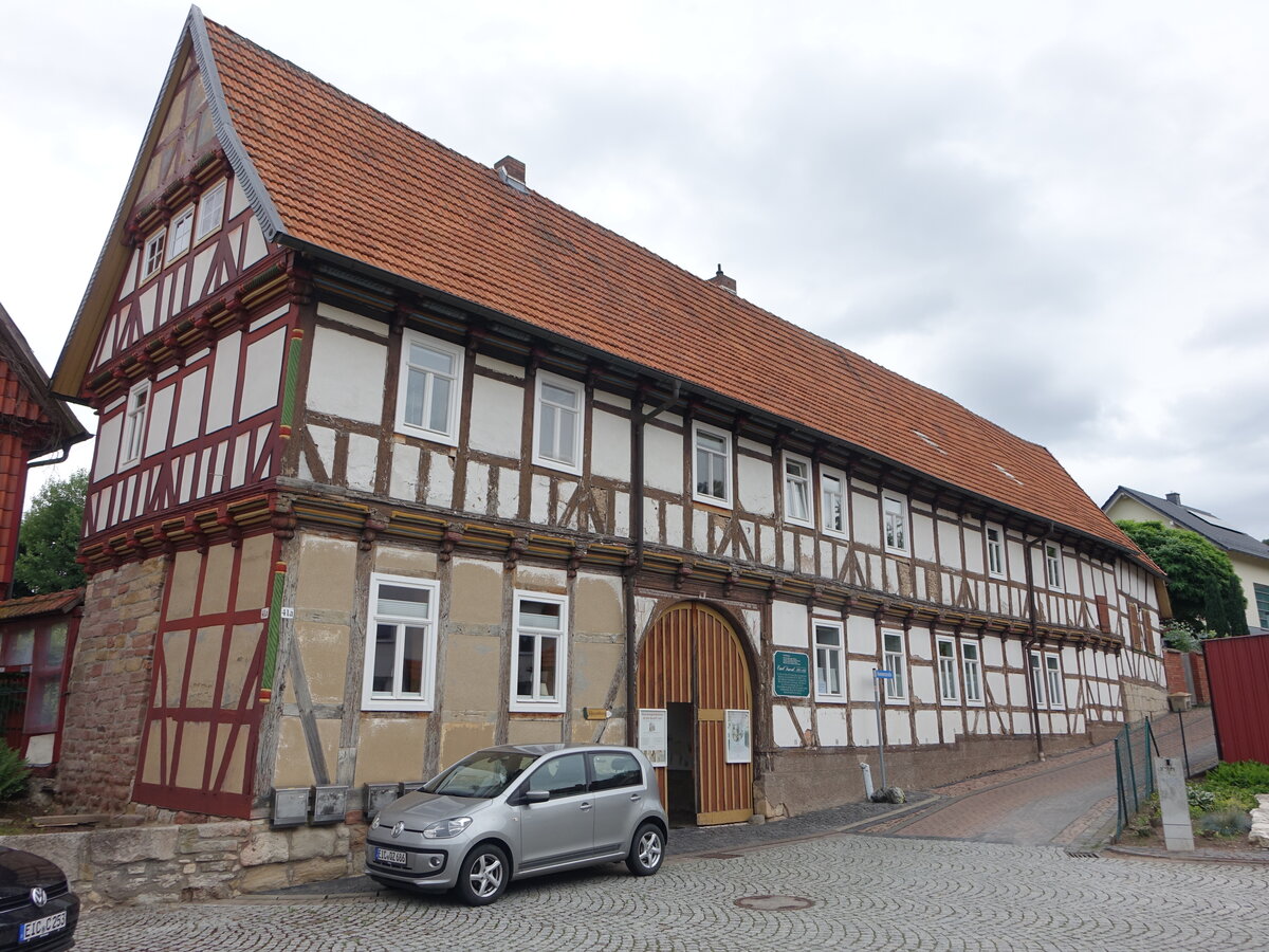 Grobodungen, Haus Duval der Kemenate, erbaut im 17. Jahrhundert (01.07.2023)