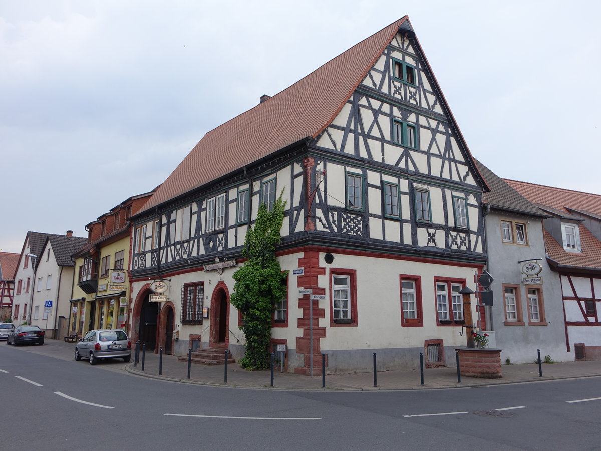 Growallstadt, Gasthaus zum Ochsen in der Hauptstrae (13.05.2018)