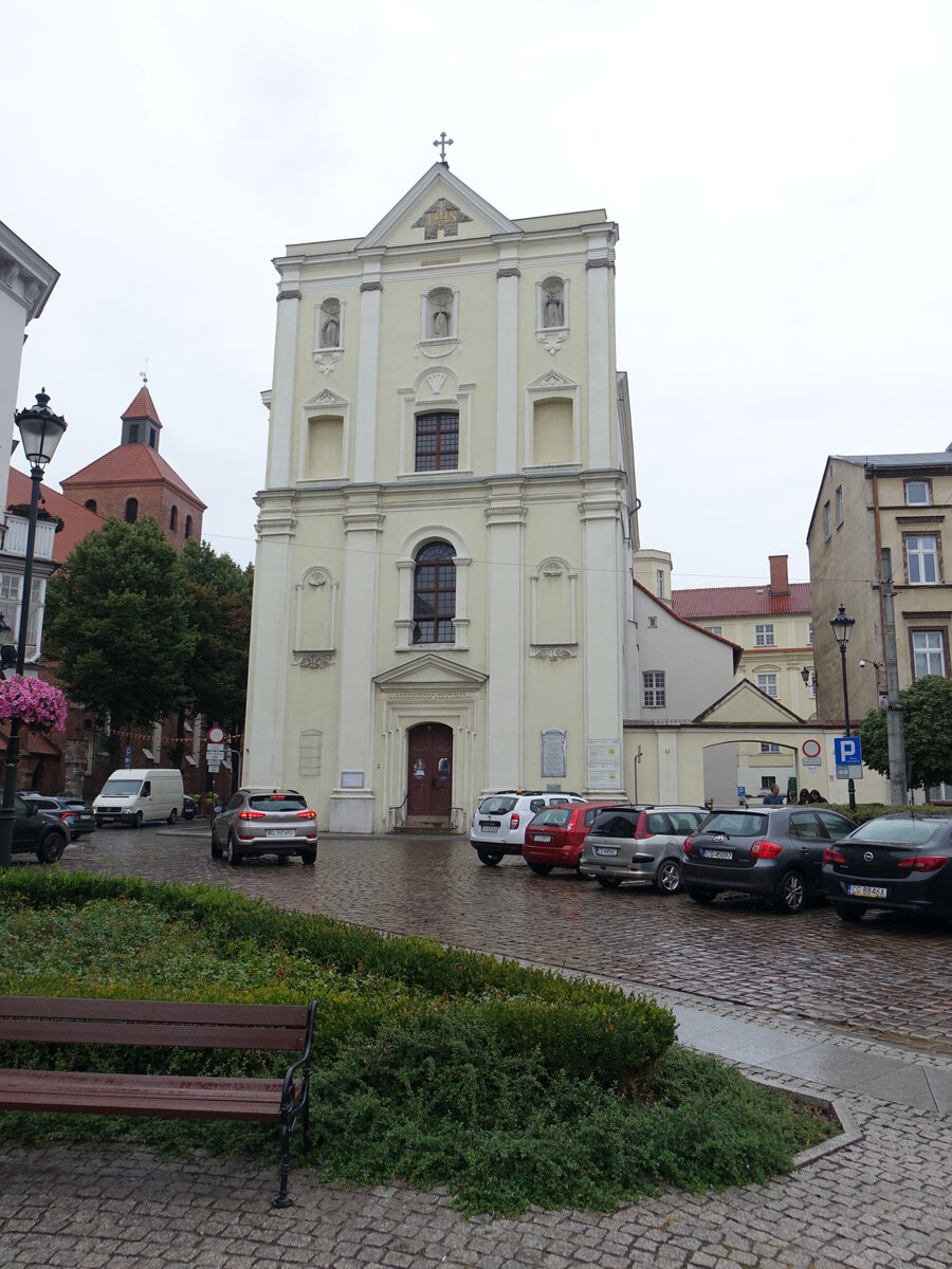 Grudziadz / Graudenz, Seminarkirche Hl. Franz Xaver, erbaut von 1648 bis 1720 (06.08.2021)