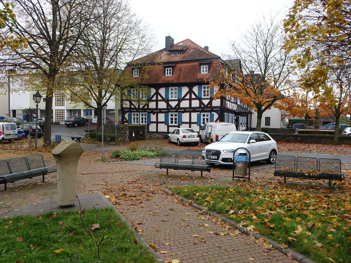 Grnberg, stdtisches Brauhaus am Winterplatz (31.10.2021)