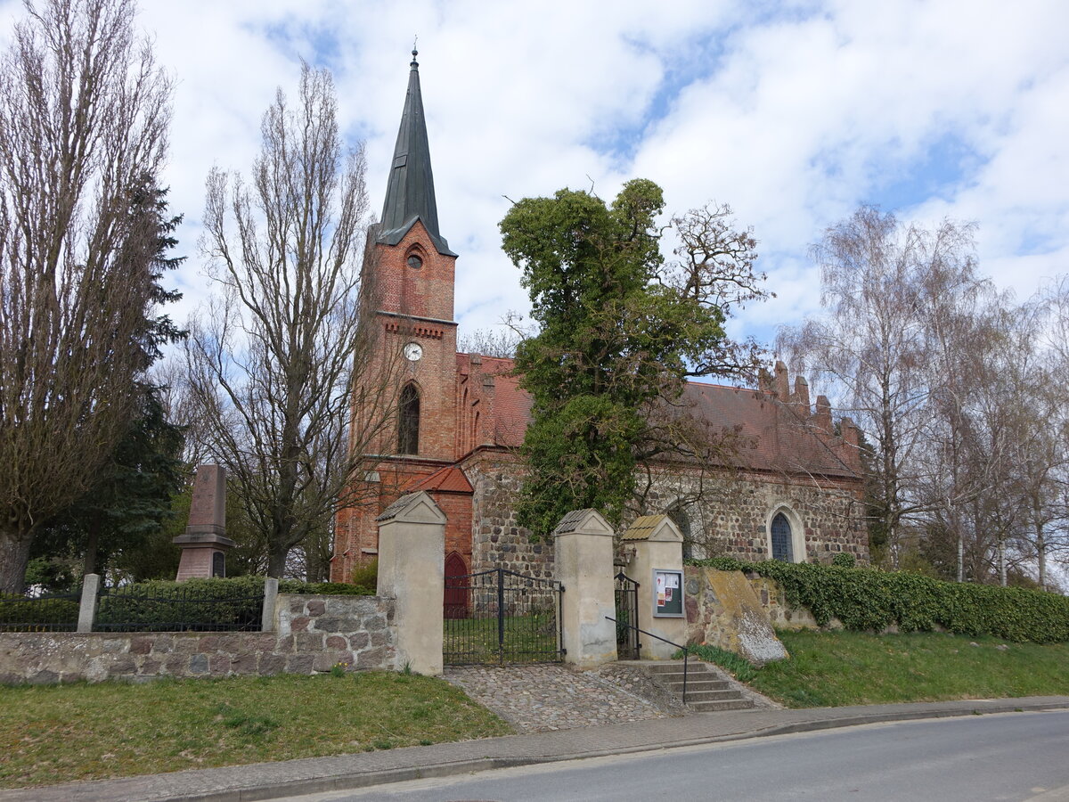 Gr�nz, evangelische Kirche, erbaut 1890 (10.04.2026)