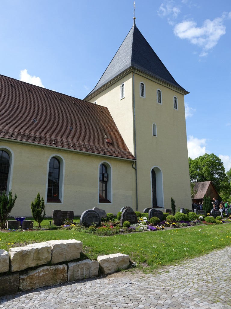 Gruibingen, Ev. St. Martin Kirche, erbaut ab 1430 (10.05.2015)