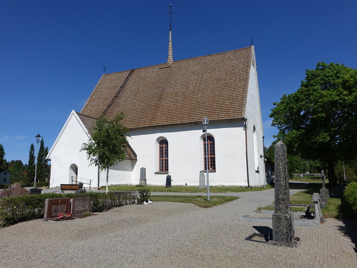 Grundsunda, Ev. Kirche, erbaut im 13. Jahrhundert (02.06.2018)