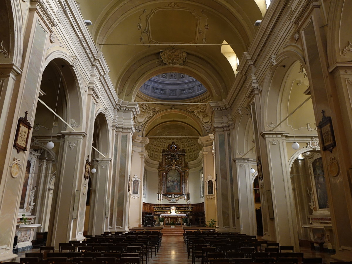 Guastalla, Innenraum der Kirche SS. Annunziata dei Servi (10.10.2016)