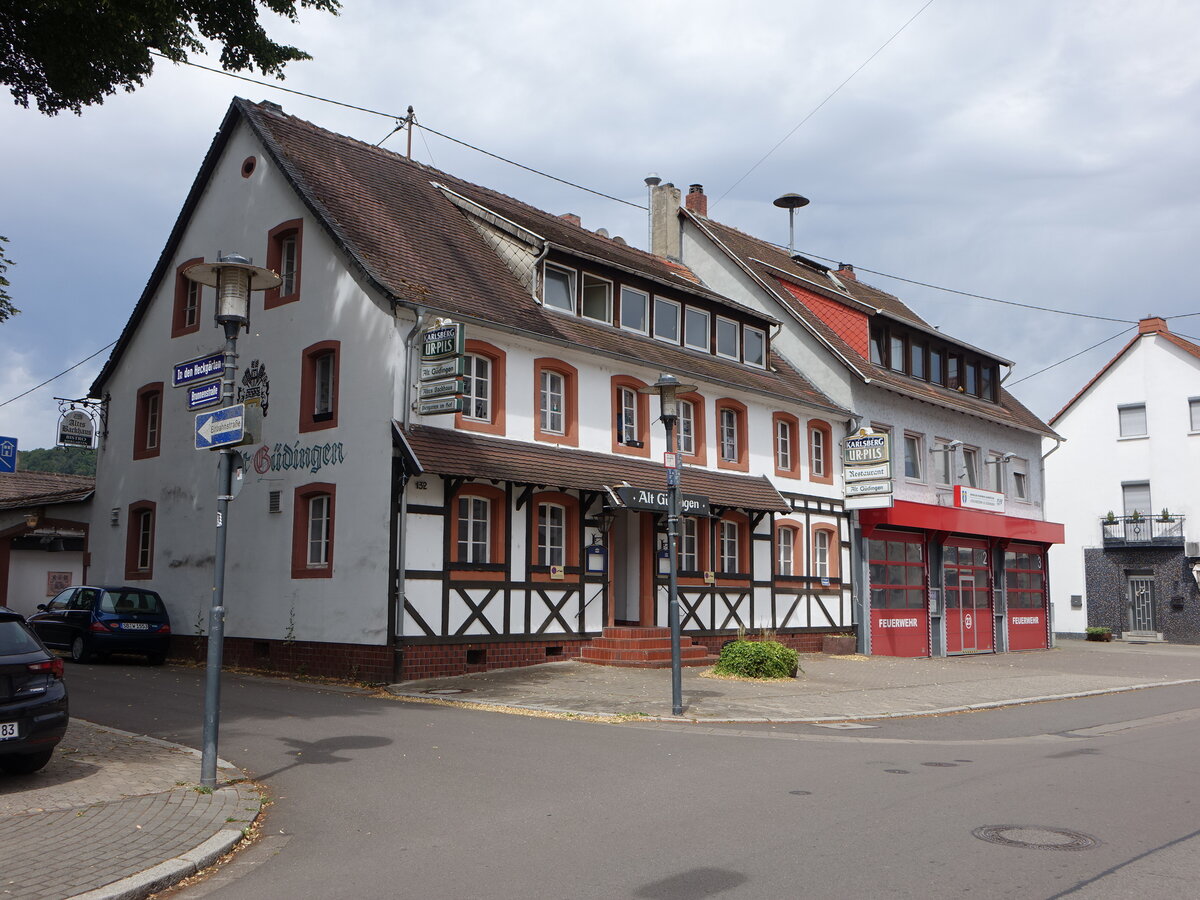 Gdingen, Fachwerkhaus in der Saargemnder Strae (14.07.2023)