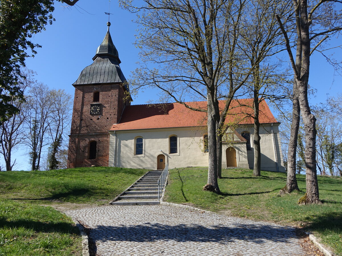 G�nterberg, evangelische Dorfkirche, erbaut von 1722 bis 1723 (09.04.2026)