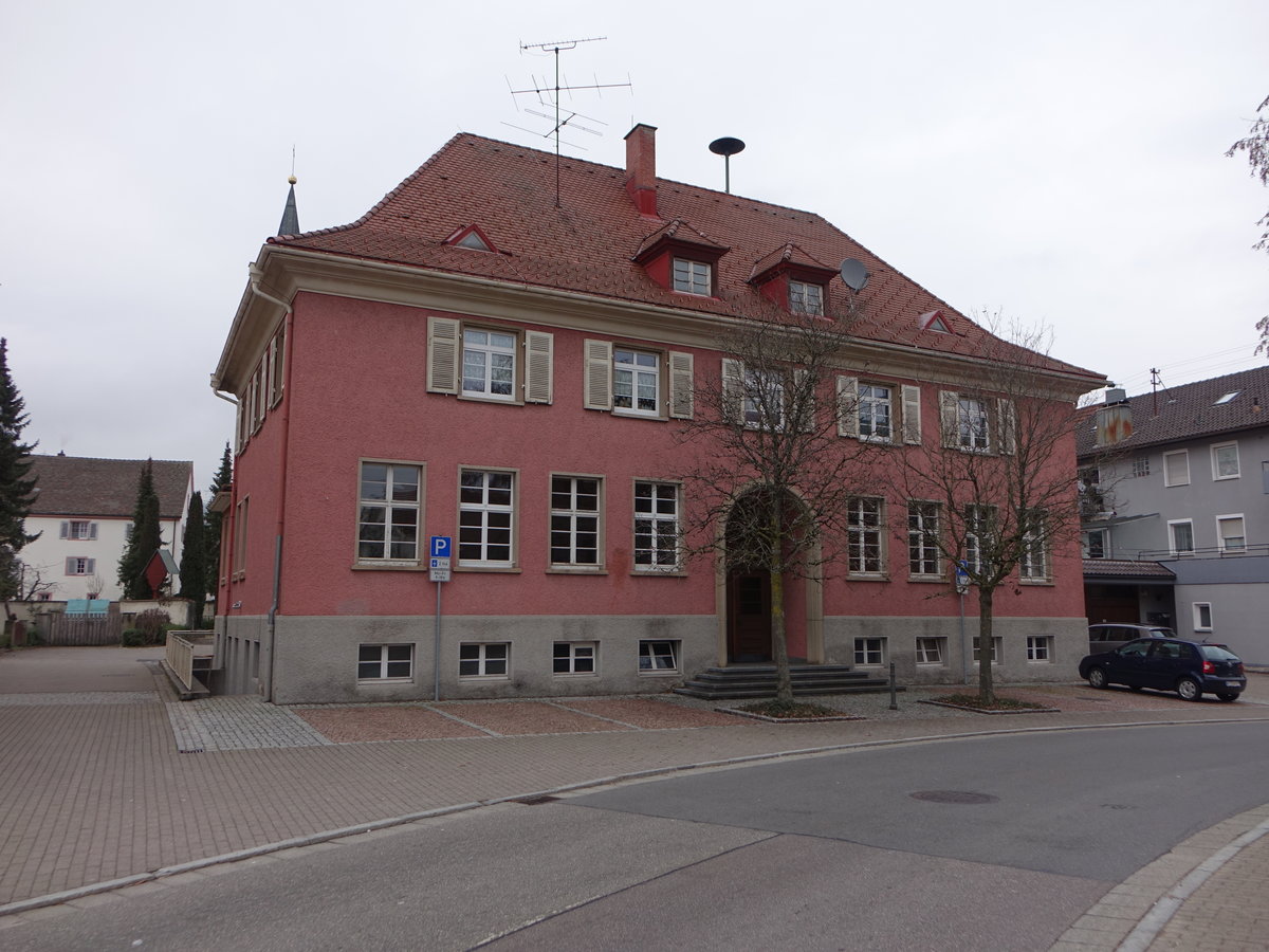 Gurtweil, Gebude der alten Schule in der Rathausstrae (30.12.2018)