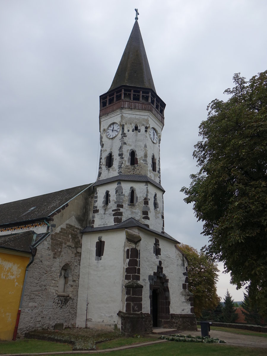 Gyngyspata, gotische Liebfrauenkirche, erbaut im 15. Jahrhundert (04.09.2018)