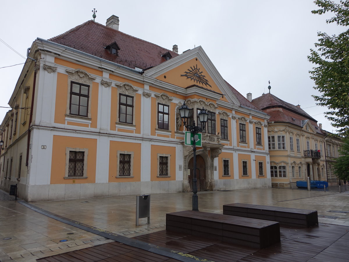 Gyr, Janos Xantus Museum im ehem. Abtshaus, erbaut bis 1742 durch Joseph Winkler (25.08.2018)