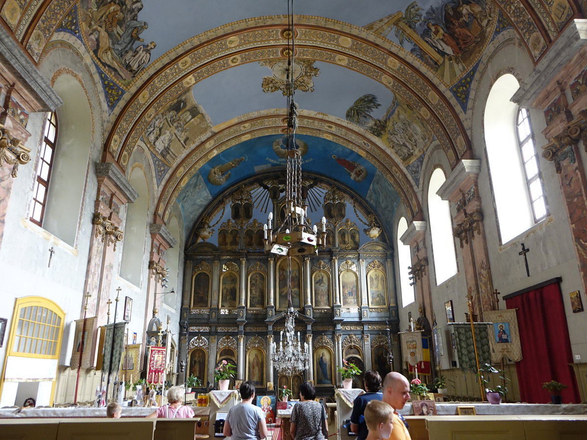 Gyula / Deutsch-Jula, Ikonostase in der griech.-orth. Kirche St. Georg (26.08.2019)