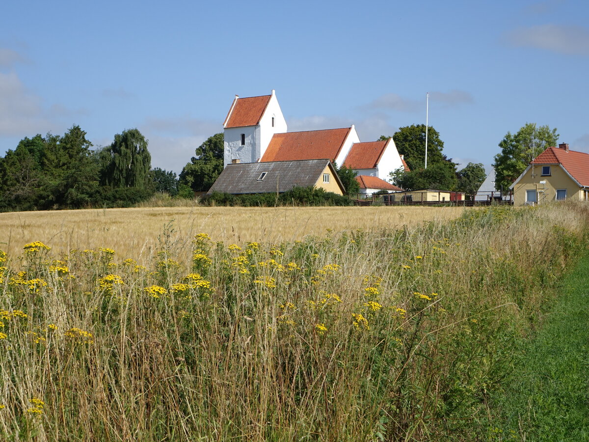 Hve, evangelische Dorfkirche, erbaut um 1100 (17.07.2021)