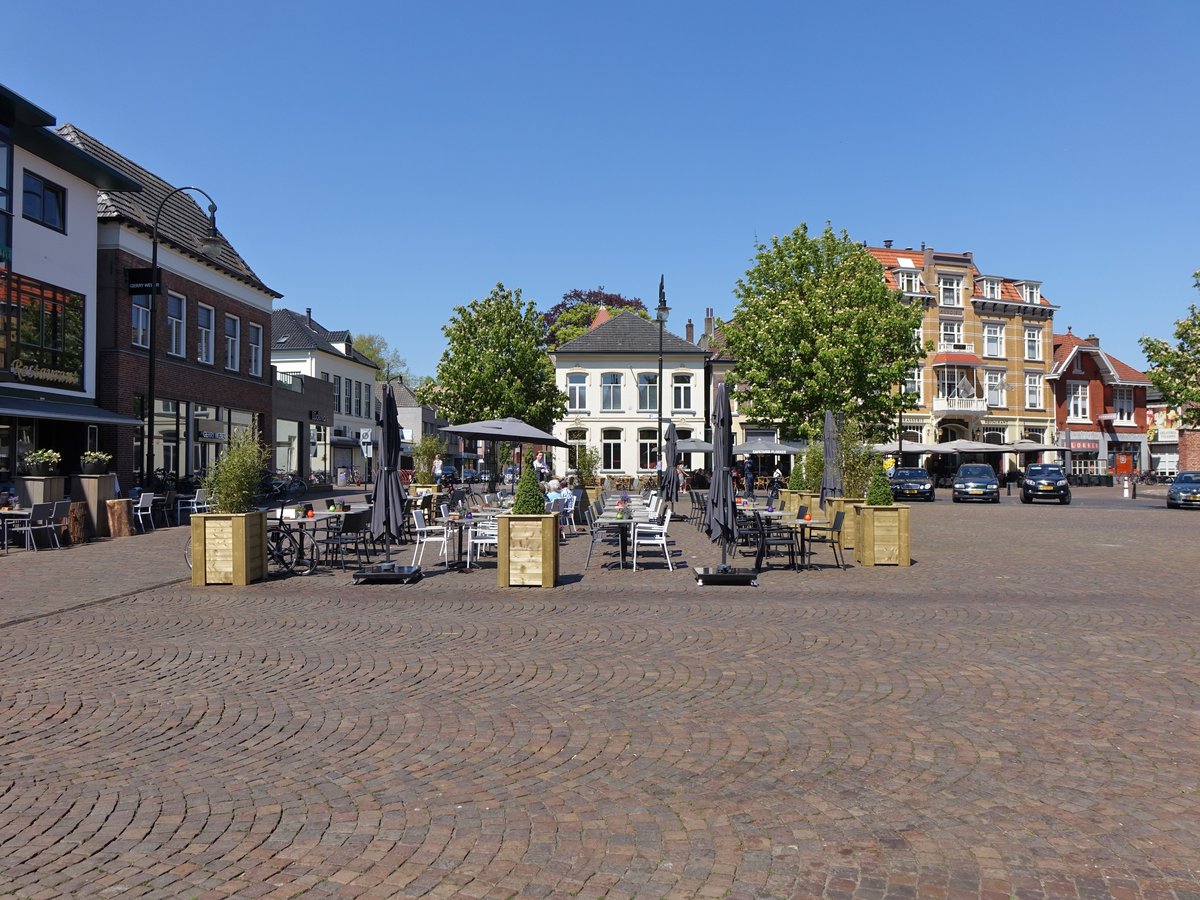 Häuser am Marktplatz von Winterswijk (08.05.2016)